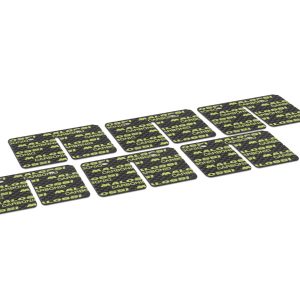 Set petali di ricambio e taratura in fibra di carbonio Malossi con tre spessori assortiti per ottimizzazione della carburazione su pacco lamellare originale e VL6 per motori a marce Minarelli AM6 - Codice 2712430.C0