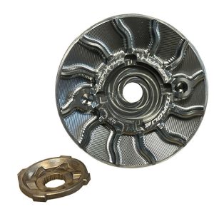 8.1 OTTOPUNTOUNO Semi puleggia Hyper Torque D105 inclinazione 14&deg; per trasmissioni Piaggio 70-100cc