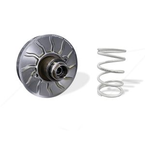 8.1 OTTOPUNTOUNO Correttore di coppia CNC in Ergal Hyper Torque 134mm 13,5&deg; Piaggio + Molla Bianca 32Kg 70-100cc