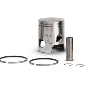 Kit pistone completo Malossi diametro 40mm a due fasce con spinotto da 10mm per manutenzione e ripristino compressione su motori scooter 50cc Minarelli e Yamaha - Codice 348537