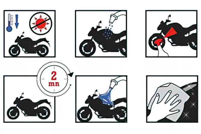 Detergente multiuso Ipone Moto Wash 1L - immagine 4