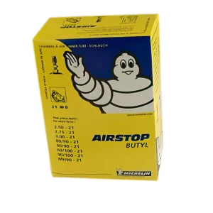 Camera Aria Michelin 21'' 2.50-2.75-3.0 0X21 - 80 à 90/90 X100X21 - valvola diritta