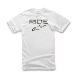 T-shirt Alpinestars Ride 2.0 Camo bianco
