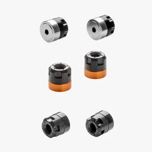 Coppia di tamponi caduta slider protezione forcella in alluminio CNC e polimero POM universali