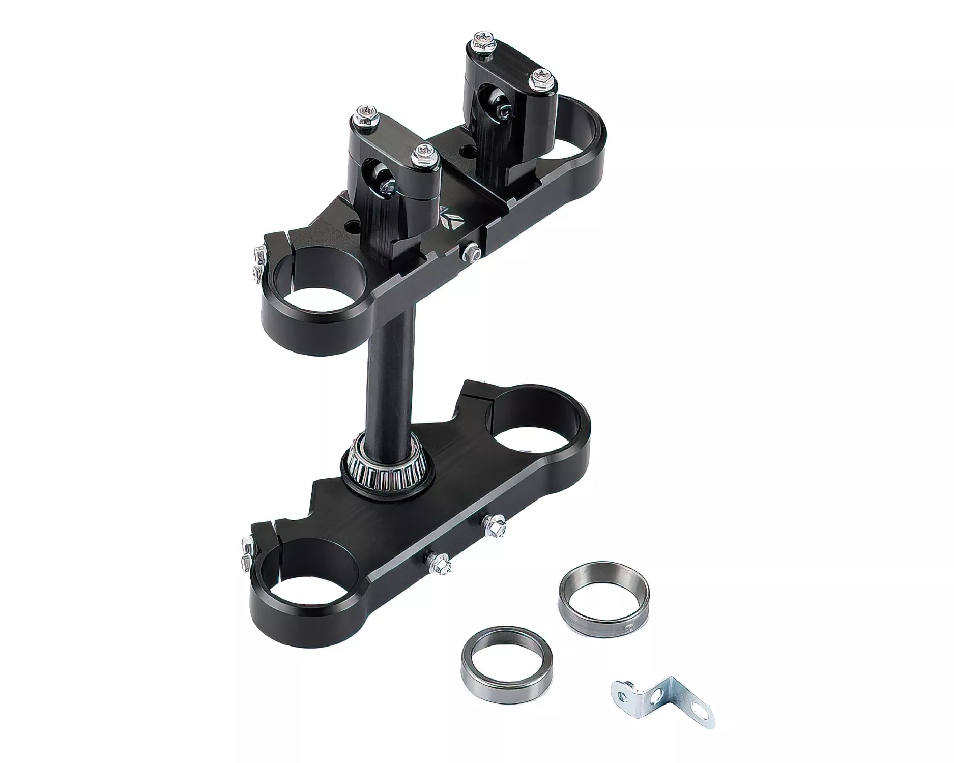 Ponte Forcella 45/48mm con fascette manubrio 1 vite YCF Pit Bike / Dirt Bike nero
