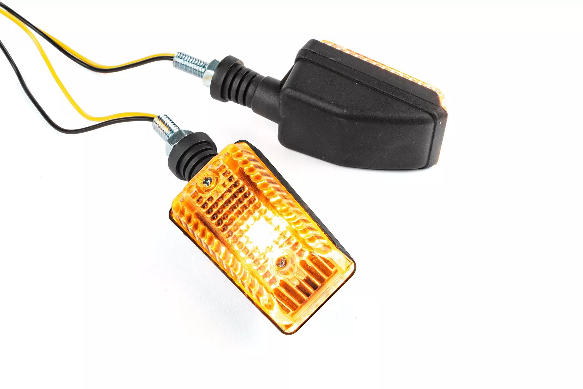 Frecce Mini Rectangle V2 12V - 10W nero / trasparente (x2)