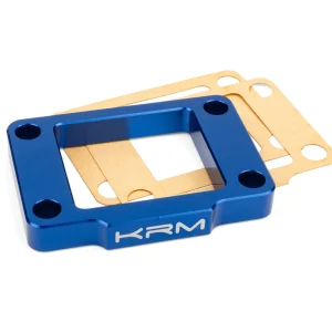 Distanziale valvola lamellare 10mm KRM, Minarelli AM6, blu scuro