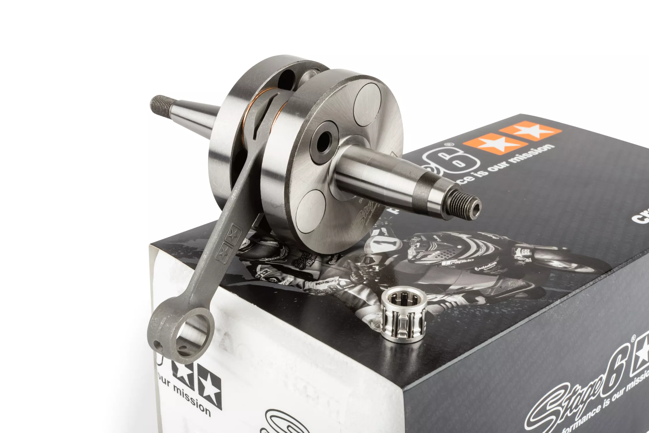 Albero Motore Stage6 HPC, corsa 45mm / biella 90mm, Derbi Euro 3 / Euro 4