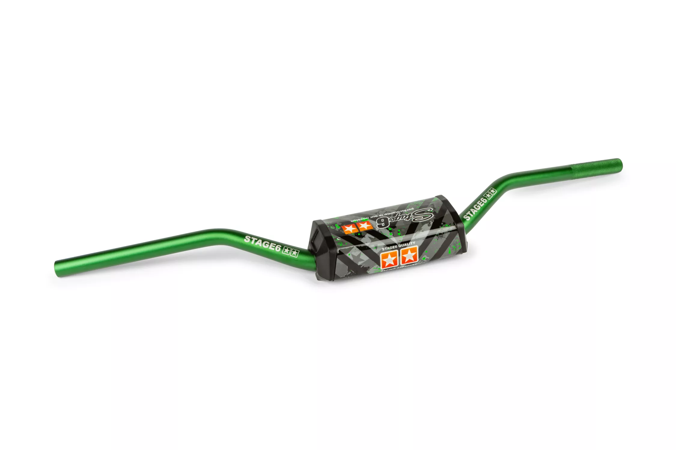 Manubrio Motocross + Paracolpi Stage6 d.28.6mm verde - immagine 2