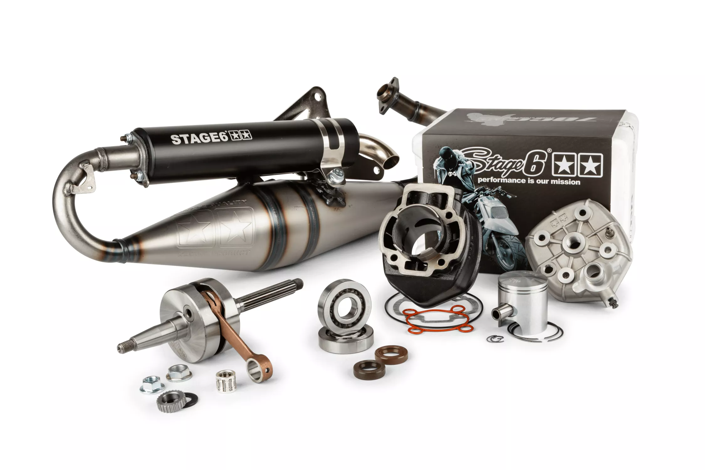 Kit motore Stage6 70cc StreetRace ghisa Minarelli orizzontale LC