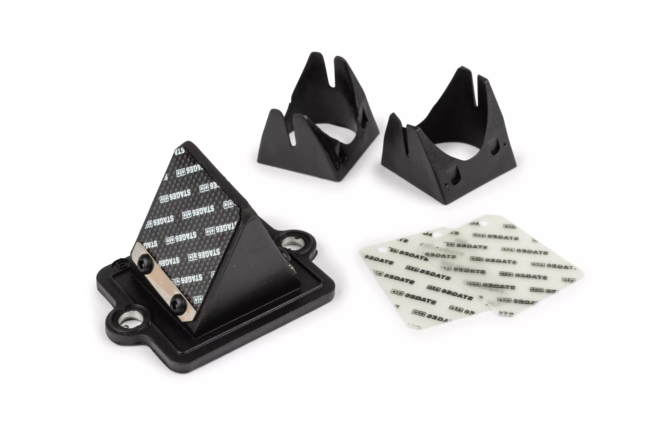 Valvola lamellare Stage6 RT FKM Viton Piaggio Zip Runner con inserti Venturi e lamelle in carbonio