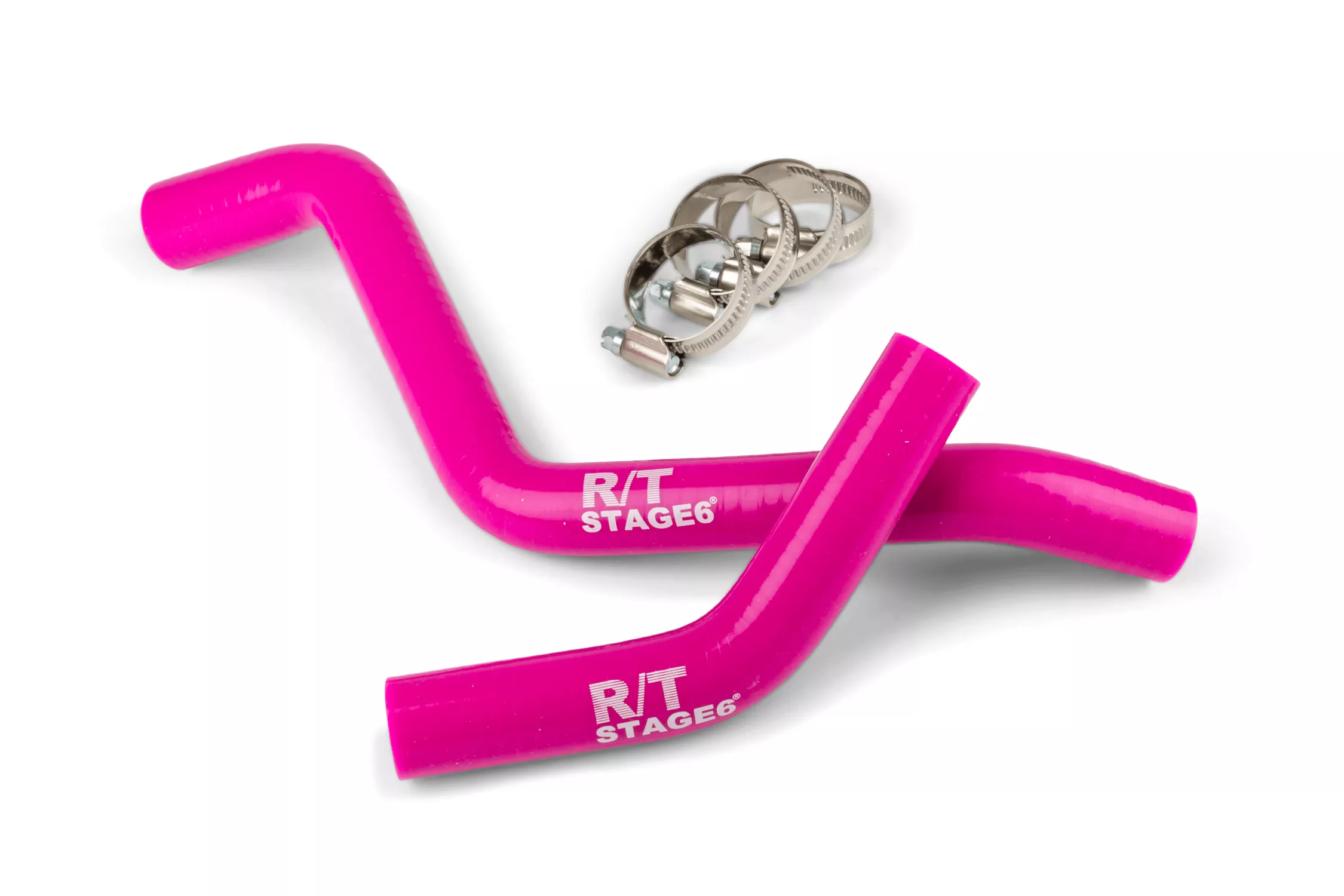 Tubi radiatore Stage6 R/T, Derbi Euro 3 / Euro 4, rosa - immagine 2