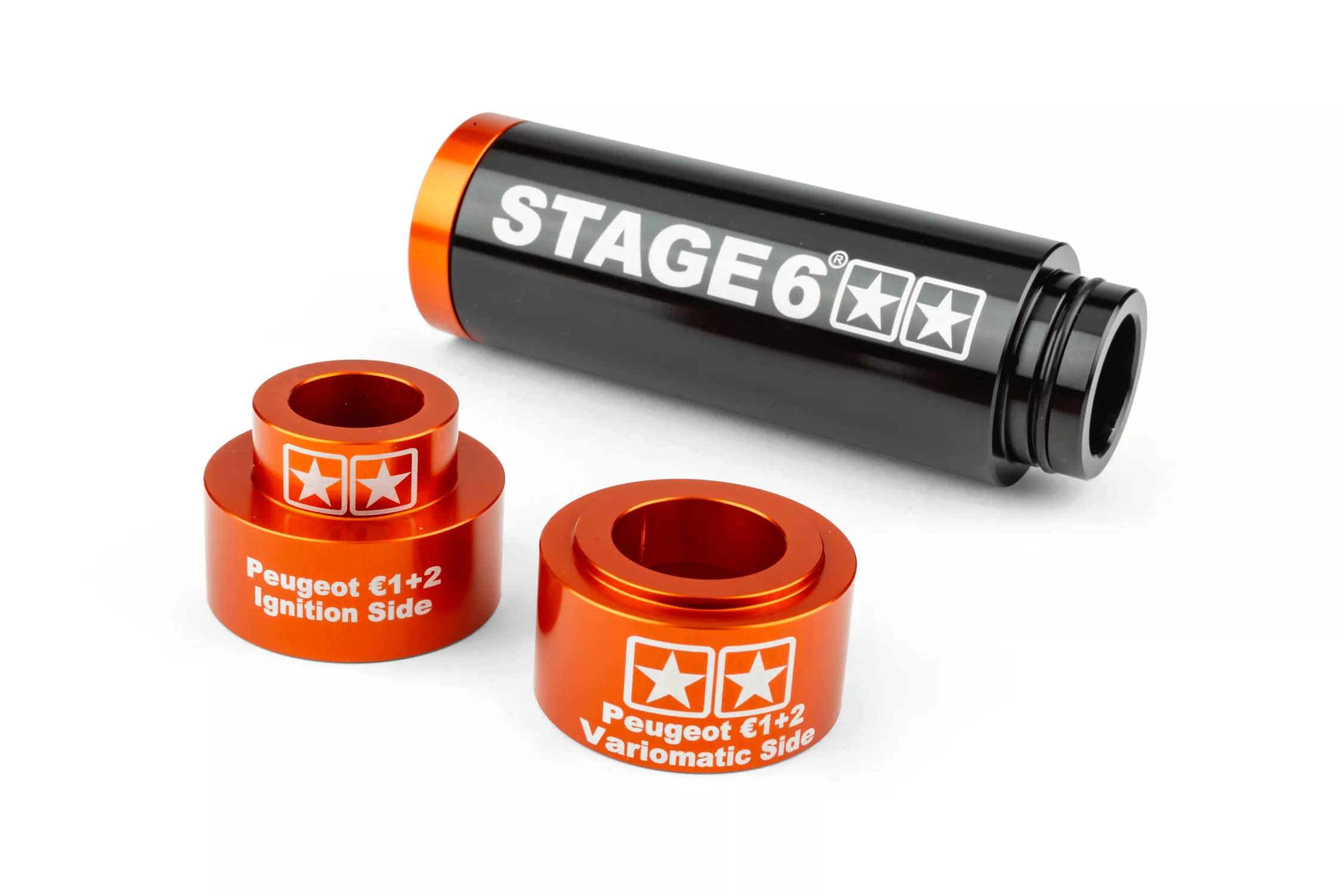 Attrezzo montaggio paraolio + Inserti (lato Accensione + lato Variatore) Stage6, Peugeot E1 / E2 - immagine 3