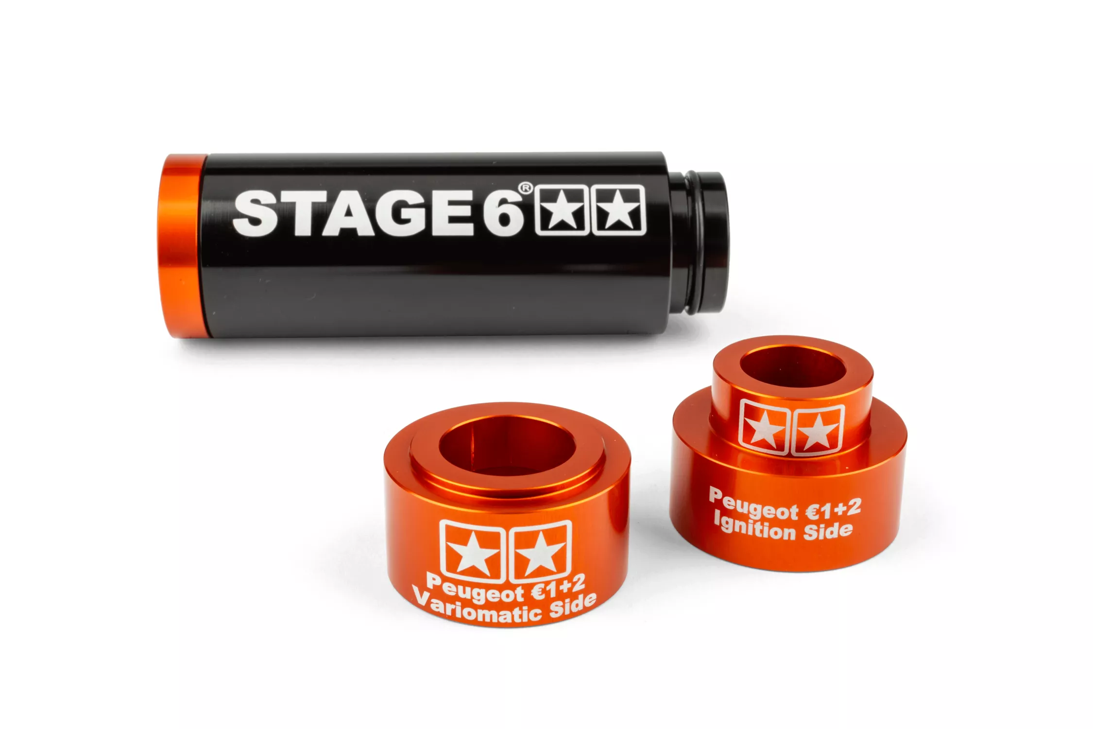 Attrezzo montaggio paraolio + Inserti (lato Accensione + lato Variatore) Stage6, Peugeot E1 / E2 - immagine 2