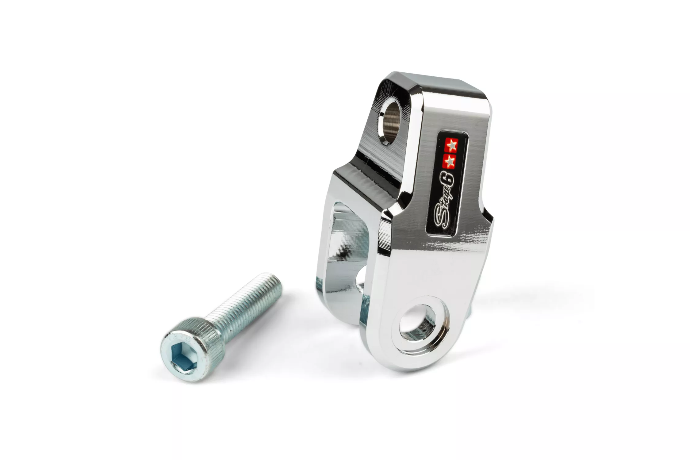 Rialzo ammortizzatore Stage6 +40mm Minarelli / CPI / Peugeot / Kymco / GY6 cromato