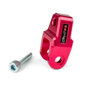 Kit di rialzo ammortizzatore posteriore Stage6 SSP +40mm in alluminio CNC anodizzato rosso per scooter