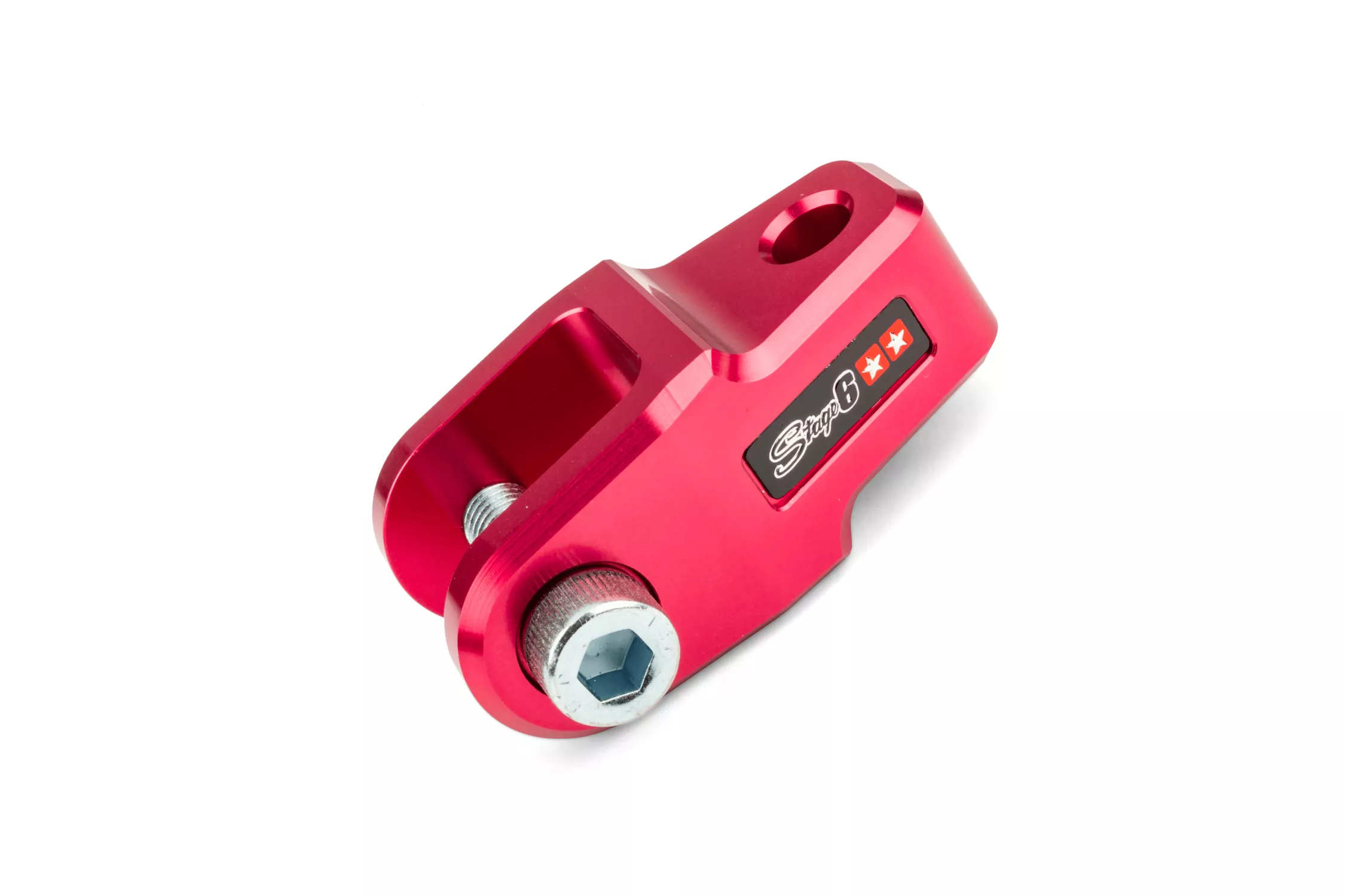 Rialzo ammortizzatore Stage6 +40mm Minarelli / CPI / Peugeot / Kymco / GY6 rosso - immagine 2