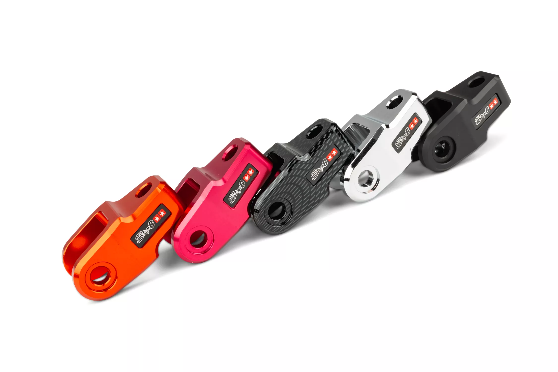 Rialzo ammortizzatore Stage6 +40mm Minarelli / CPI / Peugeot / Kymco / GY6 rosso - immagine 4