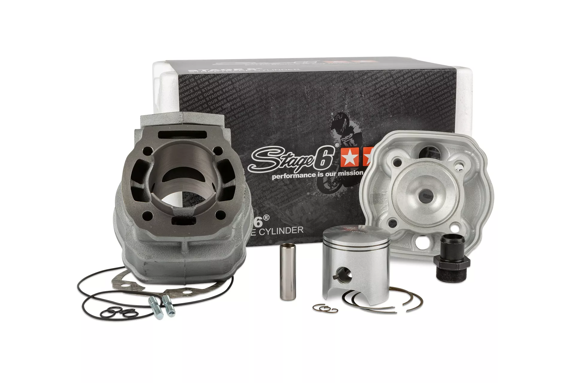Gruppo Termico 88cc Stage6 StreetRace ghisa, Derbi Euro 3 / Euro 4