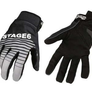 Guanti moto Stage6 Street Pure Grigio / Nero