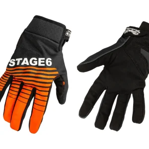 Guanti moto Stage6 Street Pure Arancione / Nero