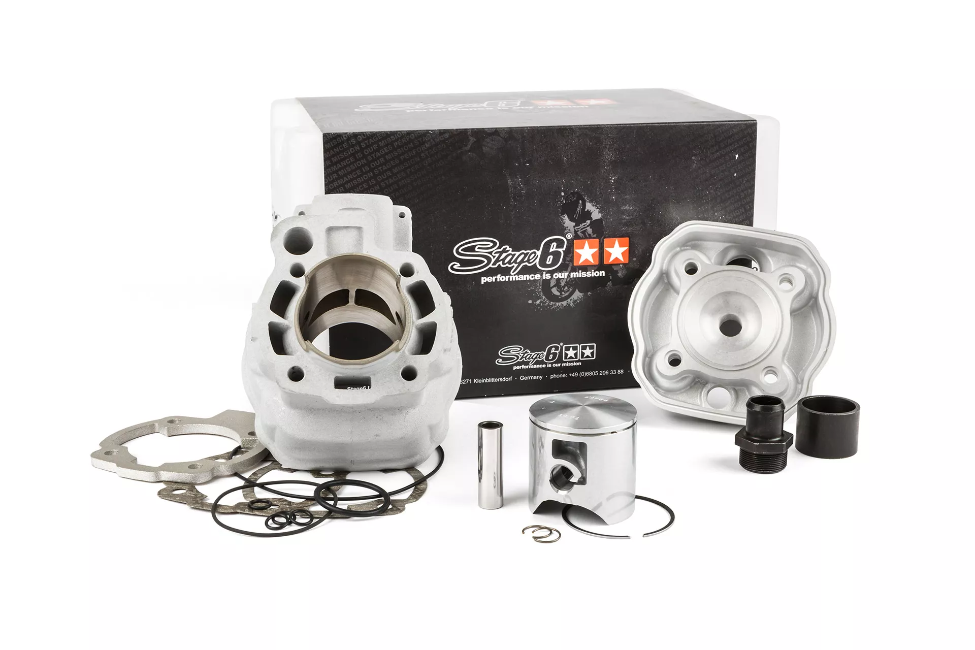 Gruppo Termico 88cc Stage6 BigRacing, Corsa 45mm, Minarelli AM6