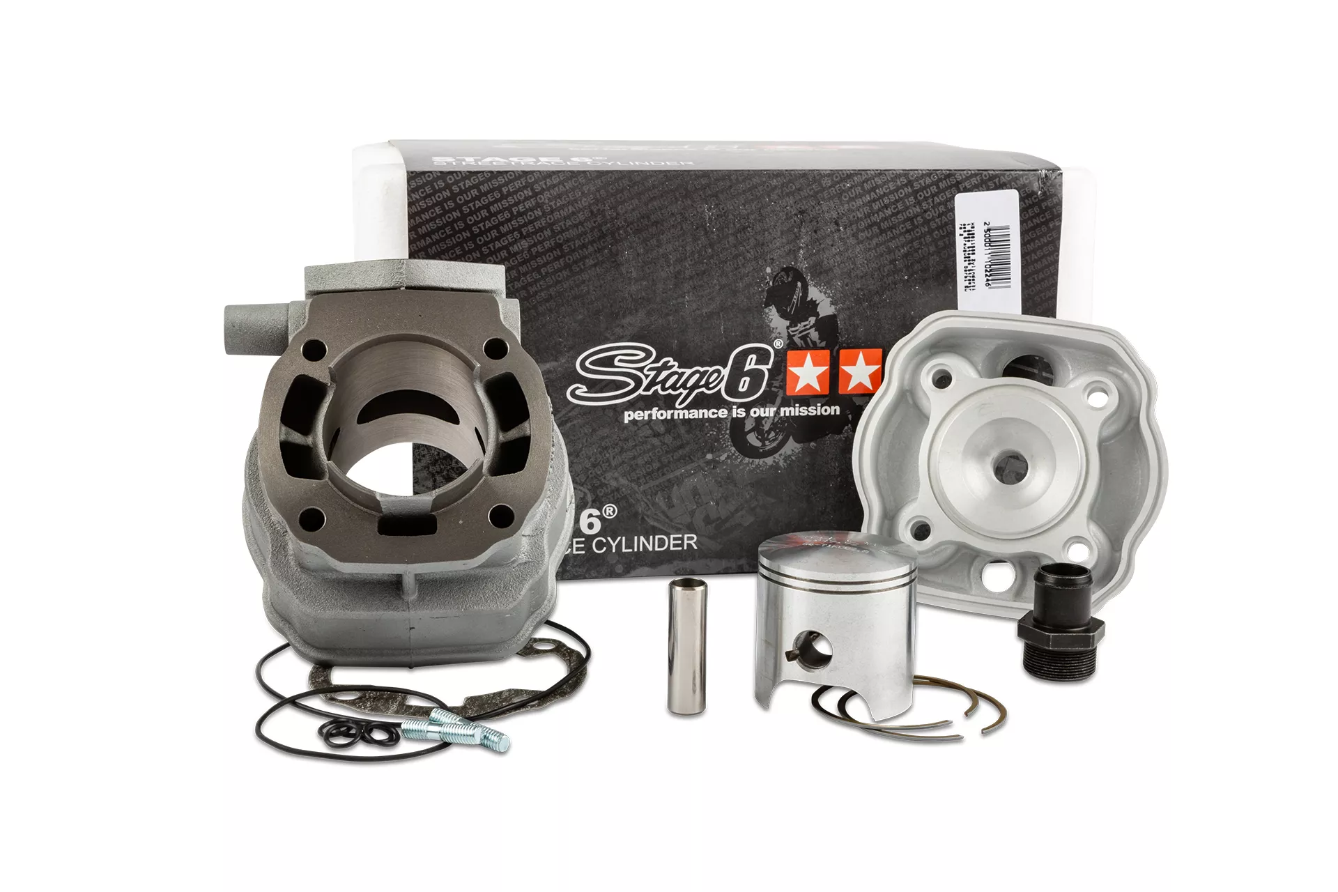 Gruppo Termico Stage6 88cc StreetRace Ghisa grigia Derbi Euro 2