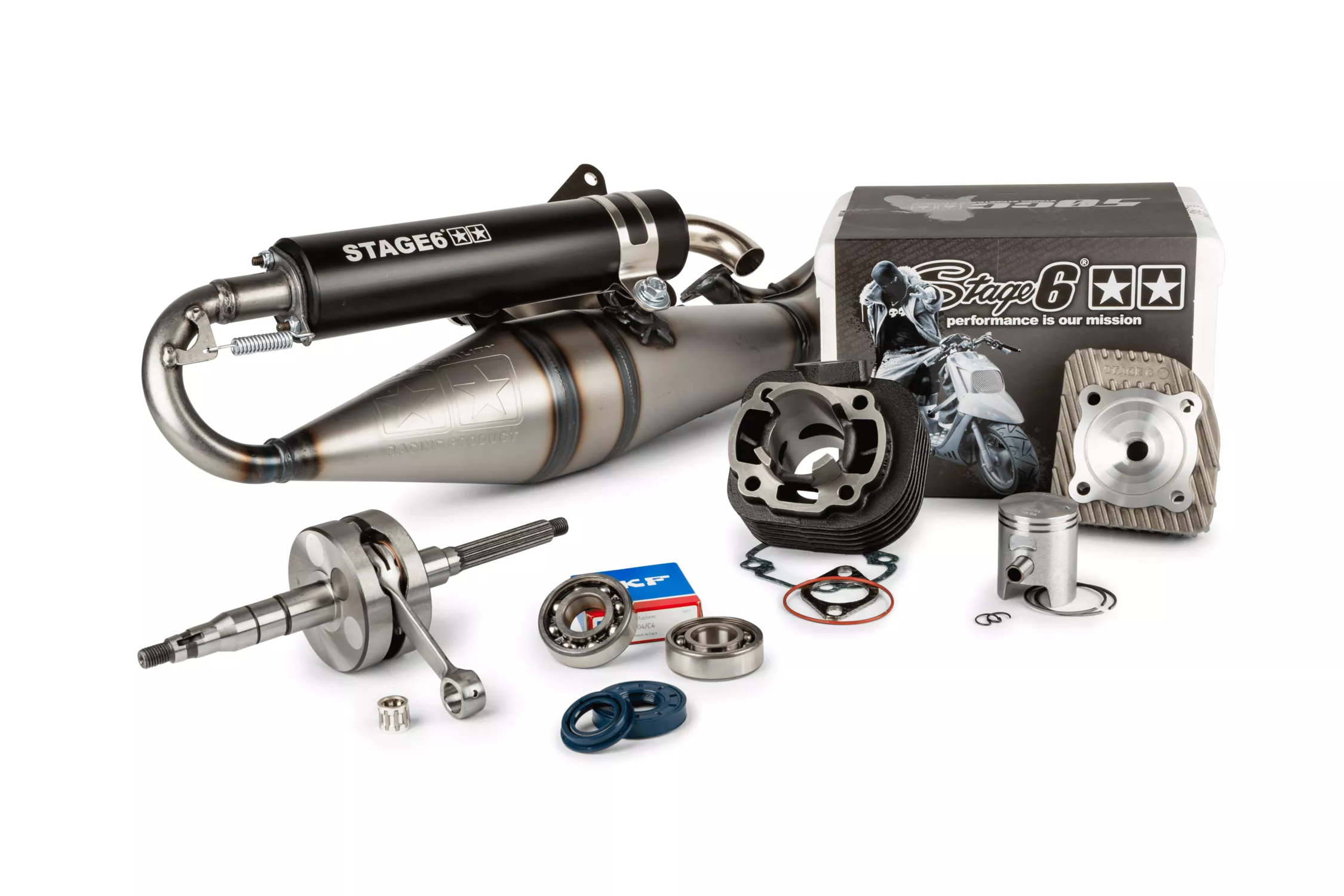 Kit motore Stage6 StreetRace ghisa 50cc Minarelli orizzontale AC