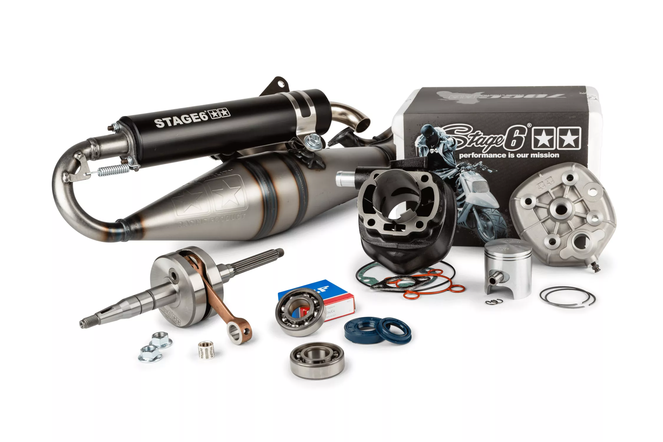 Kit motore Stage6 StreetRace ghisa 50cc Minarelli orizzontale LC