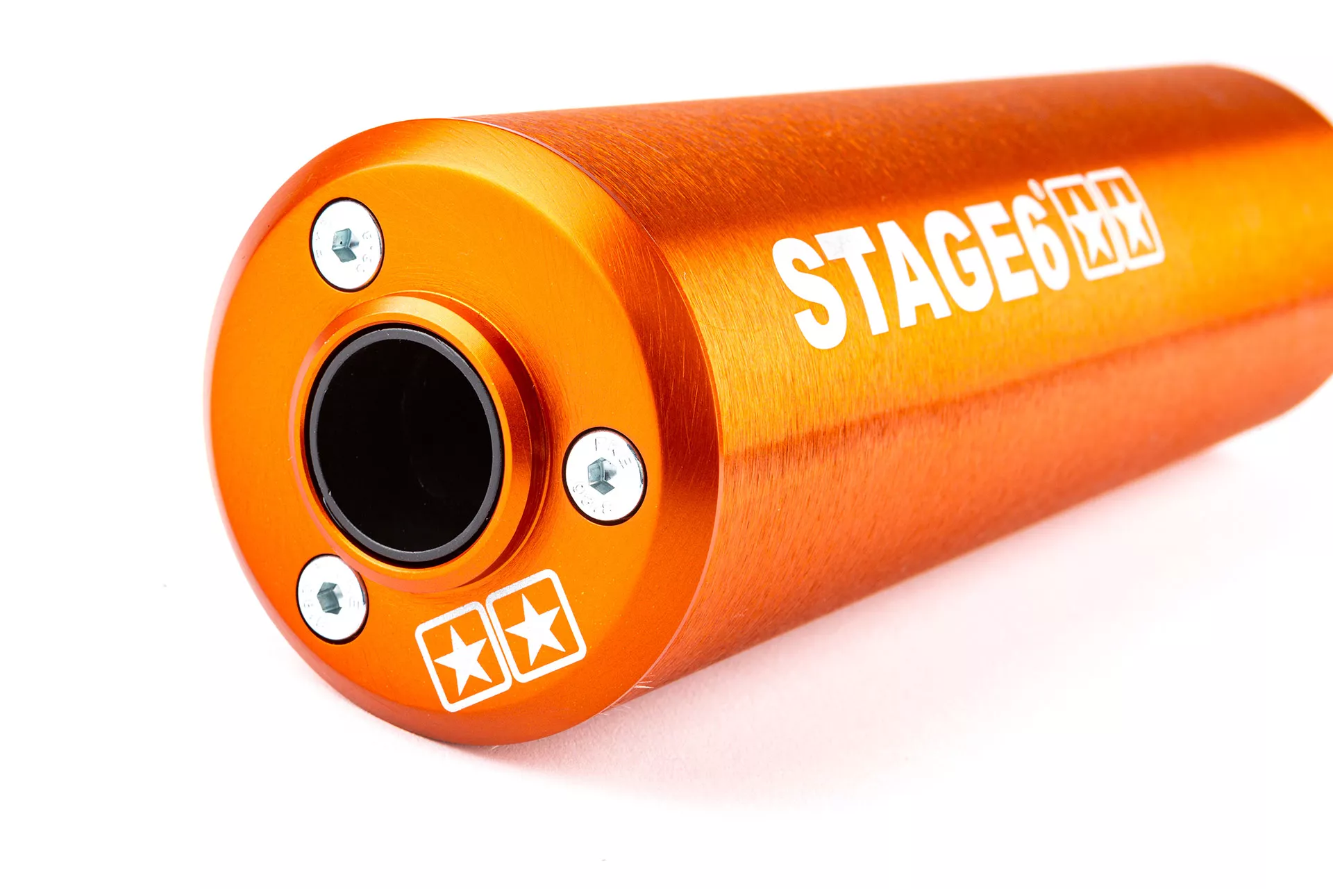 Scarico 50 - 88cc Stage6 StreetRace passaggio Basso, Derbi / AM6, arancione - immagine 8