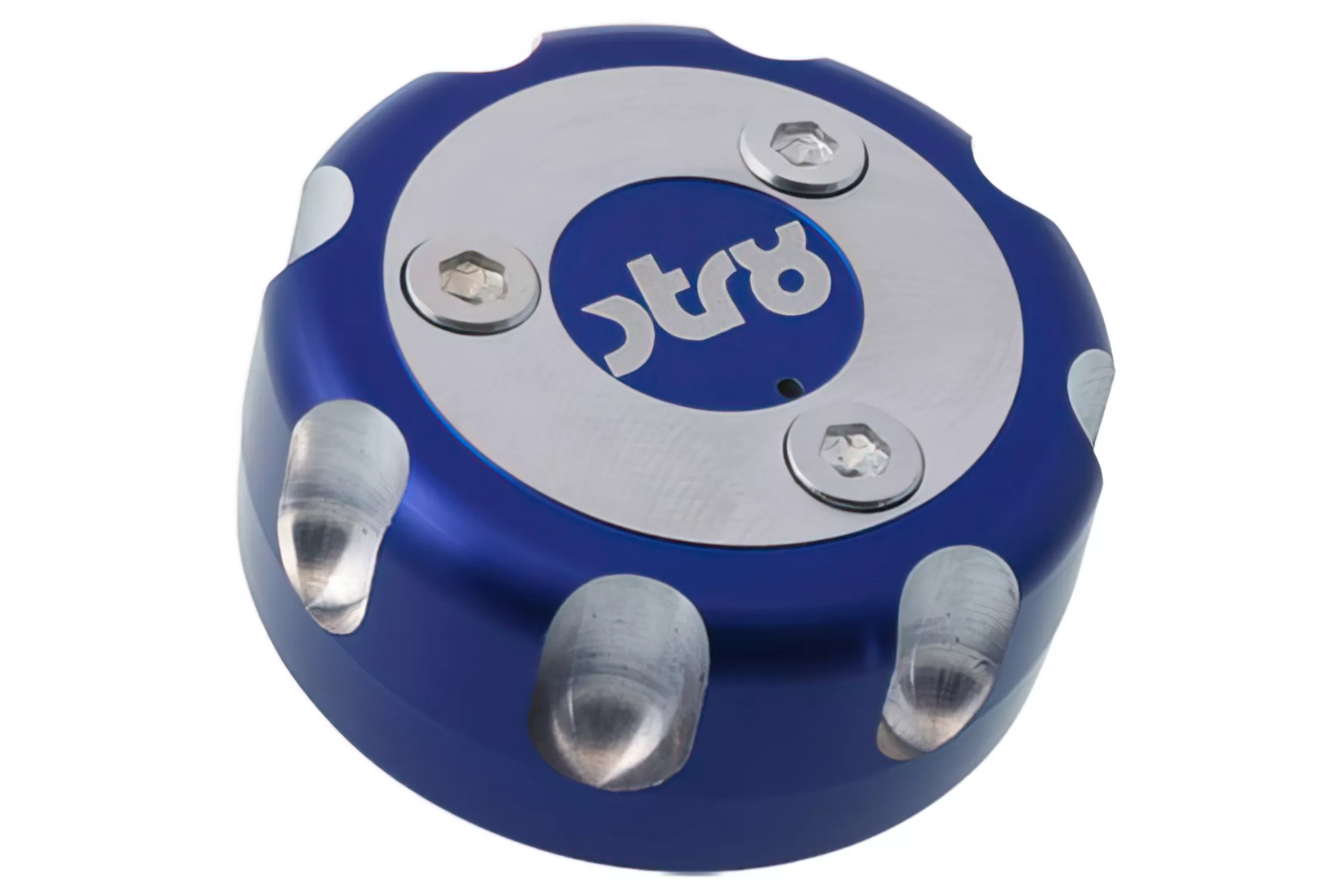 Tappo Serbatoio CNC RACING STR8, Yamaha / MBK, Derbi Senda, blu
