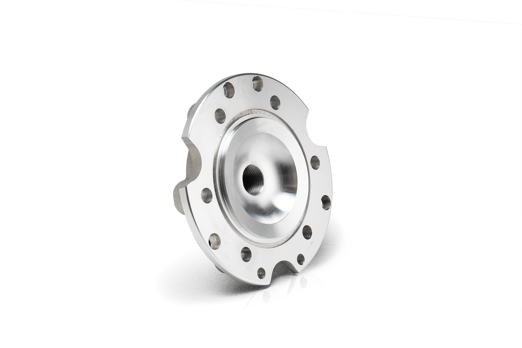 Calotta interna per testa scomposta Malossi ricavata dal pieno CNC diametro 52mm specifica per camera di scoppio cilindri da competizione Flanged Mount Testa Rossa FL100 - Codice 3818951B