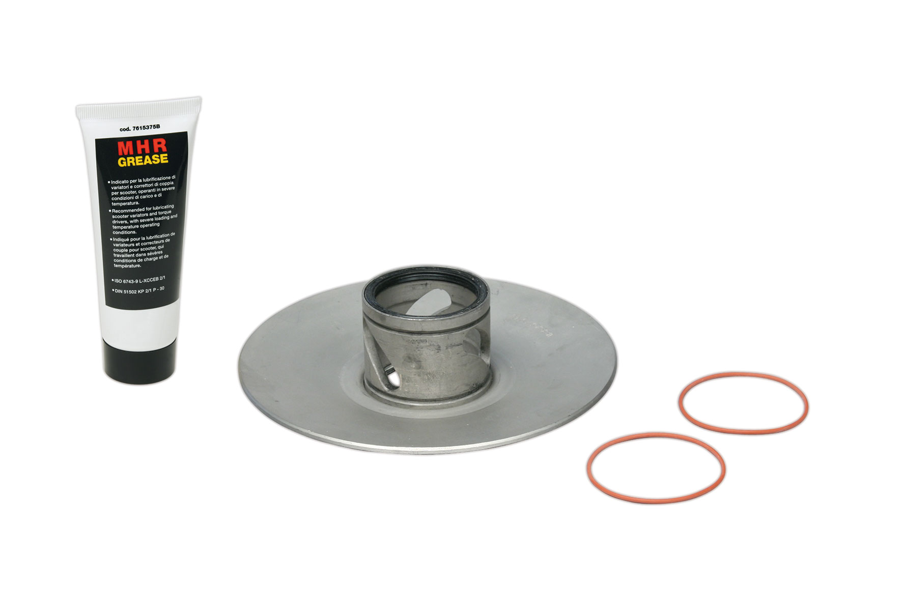 Semipuleggia condotta mobile posteriore Malossi Torque Driver a piste dritte lineari per ottimizzazione trasmissione e ripresa maxi scooter Gilera Runner 125 e 180 due tempi - Codice 6111662