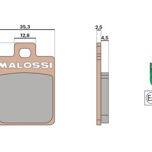 Pastiglie freno Malossi MHR Synt Piaggio Zip / Vespa / Runner
