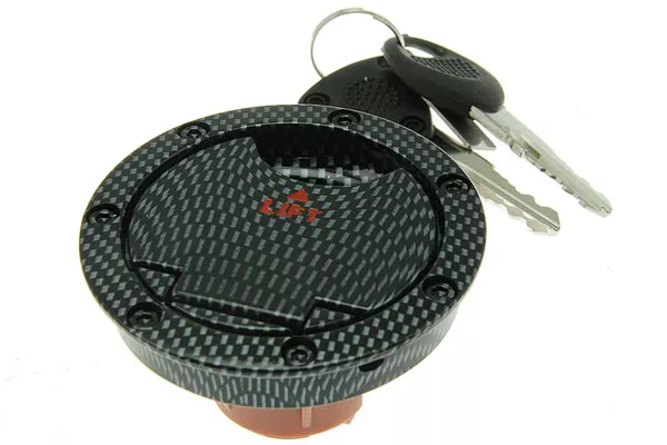 Tappo Serbatoio STR8 MBK Nitro / Yamaha Aerox, look carbonio - immagine 2