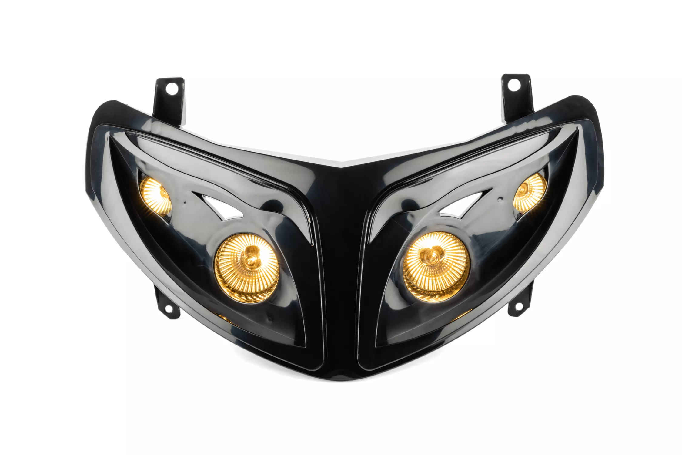 Mascherina 4x Fari nero Peugeot Speedfight 2