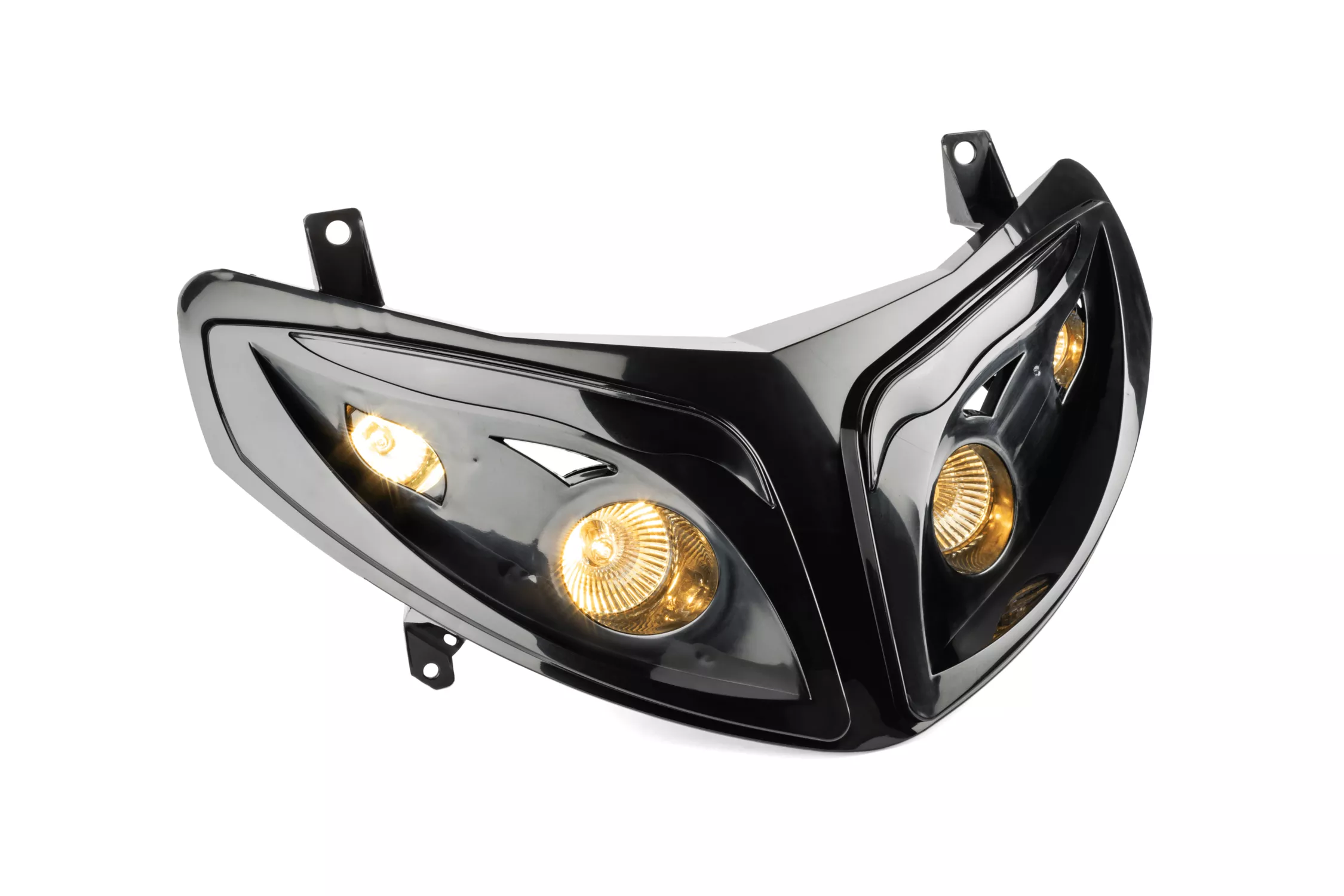Mascherina 4x Fari nero Peugeot Speedfight 2 - immagine 3