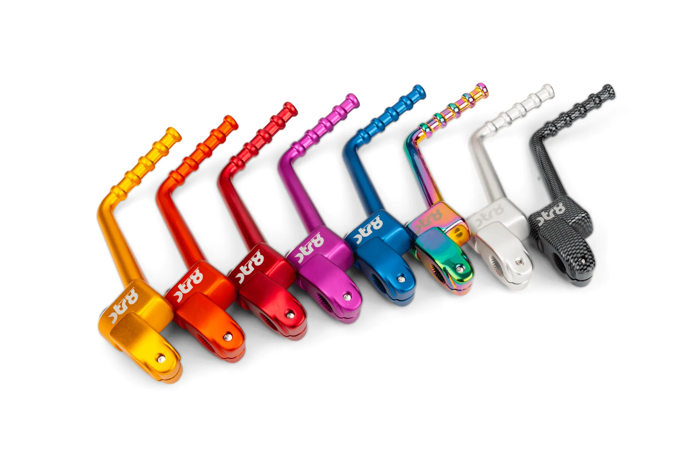 Pedivella messa in moto AM6 alluminio Oro - immagine 2