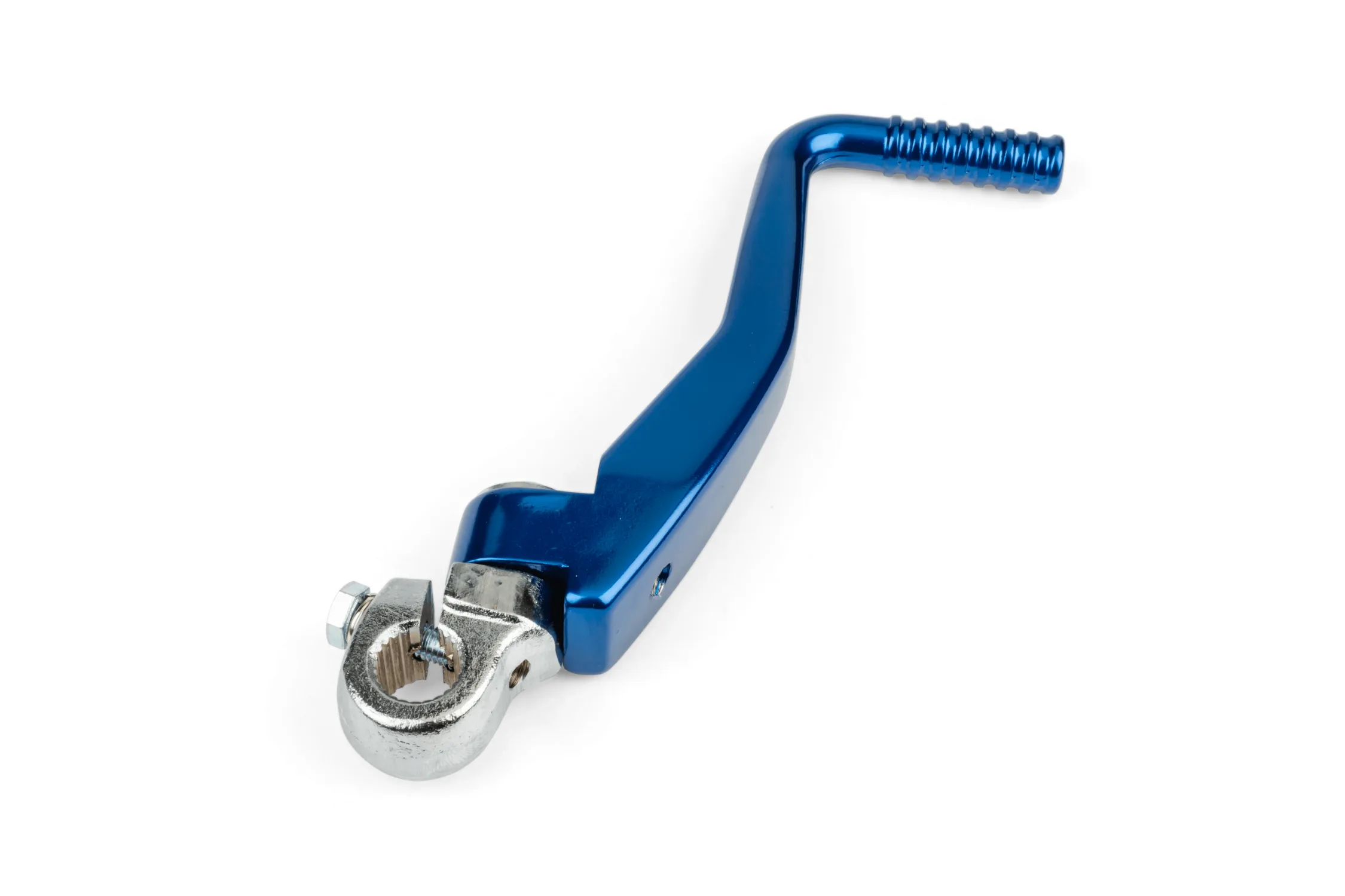 Leva messa in moto Derbi acciaio / alluminio blu