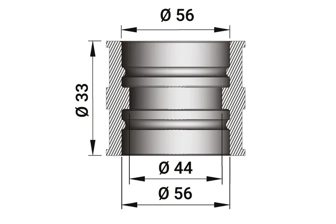 Malossi Manicotto di Raccordo per Carburatore PHM - Cod. 130929B - immagine 2