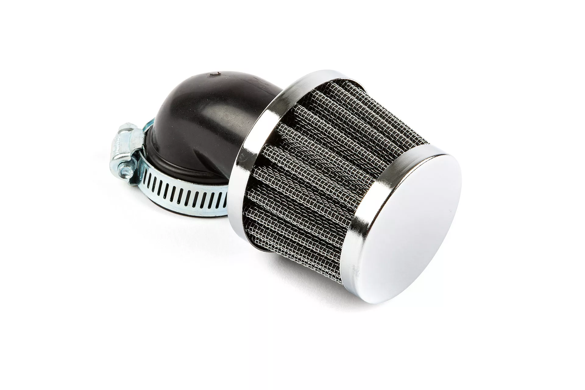 Filtro Aria KN inclinato 90gradi d.35mm cromato - immagine 2