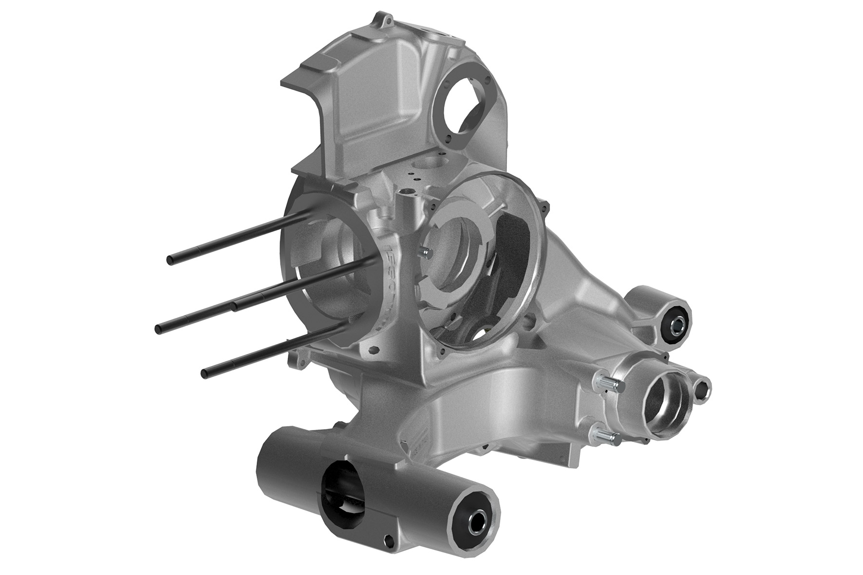 Carter motore maggiorato e rinforzato Malossi V-One per aspirazione a valvola rotante originale per Vespa PX 125 e 150 - Codice 5718392