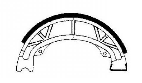 GANASCE CEPPI FRENO POSTERIORE SPECIALBRAKESHOE BETAMOTOR ARK/ARK LC DT 50CC 1996/1999
