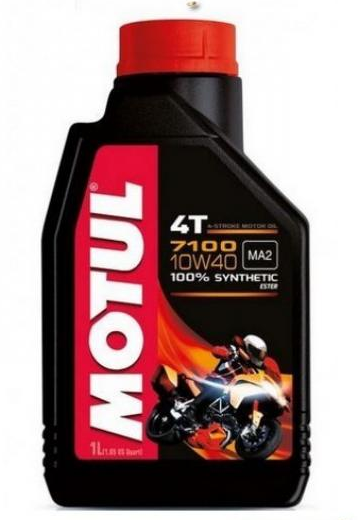 KIT 1x LITRO OLIO MOTUL 7100 4T 10W40 100% SINTETICO PER MOTORI 4T - 1x 104091