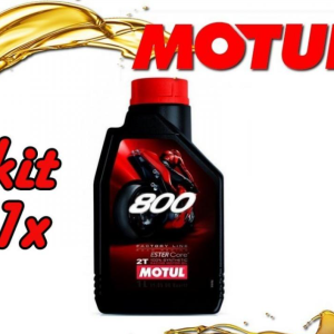 KIT 1x LITRO OLIO MOTUL 800 2T FACTORY LINE ROAD RACING 100% SINTETICO 2TEMPI - 1x 104041