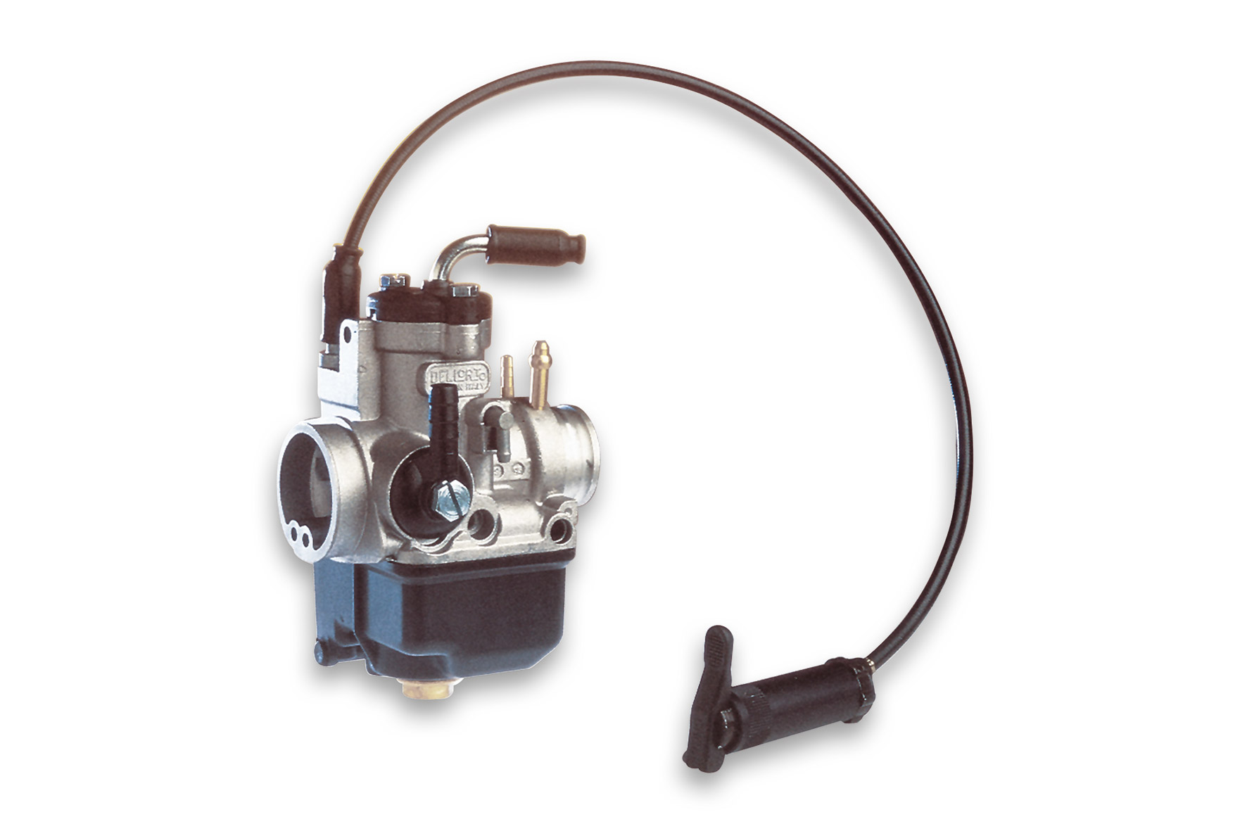 Malossi Kit carburatore maggiorato Dell'Orto PHBL 25 BD completo di collettore d'aspirazione per maxi scooter Gilera Runner e Piaggio Hexagon 125 180 2T - Codice 1611033