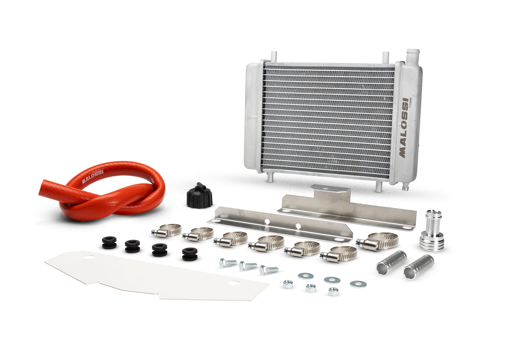 Malossi radiatore acqua maggiorato in alluminio MHR per scooter Piaggio Zip SP modello post 2002 da competizione - Codice 7115508