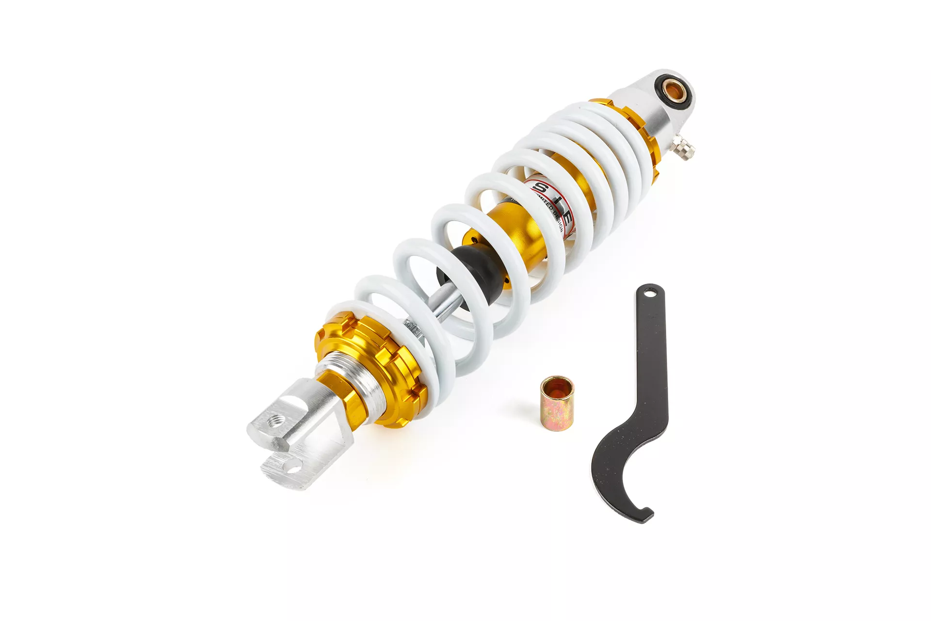 ammortizzatore-posteriore-300mm-regolabile-motoforce-oro-bianco-universale-mf8889106