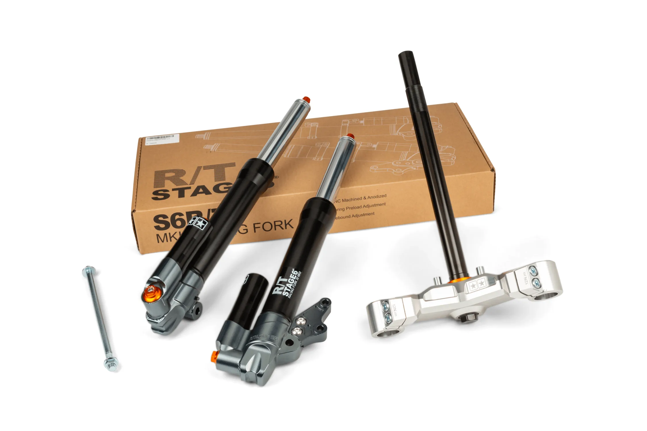 Forcella completa Stage6 R/T Yamaha Aerox booster nitro mbk