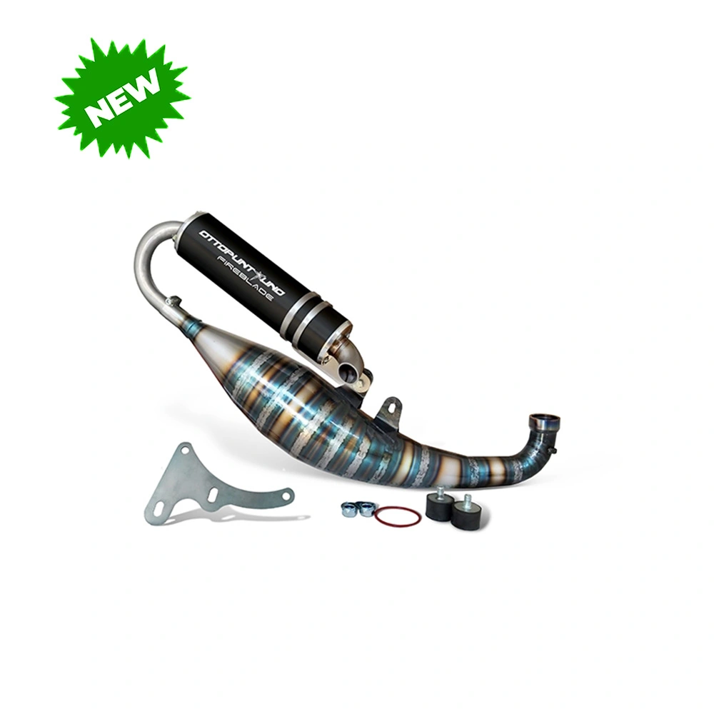 Scarico completo 8.1 R-18 100cc per carter 8.1 Fireblade/Malossi RC-One versione Minarelli/Piaggio